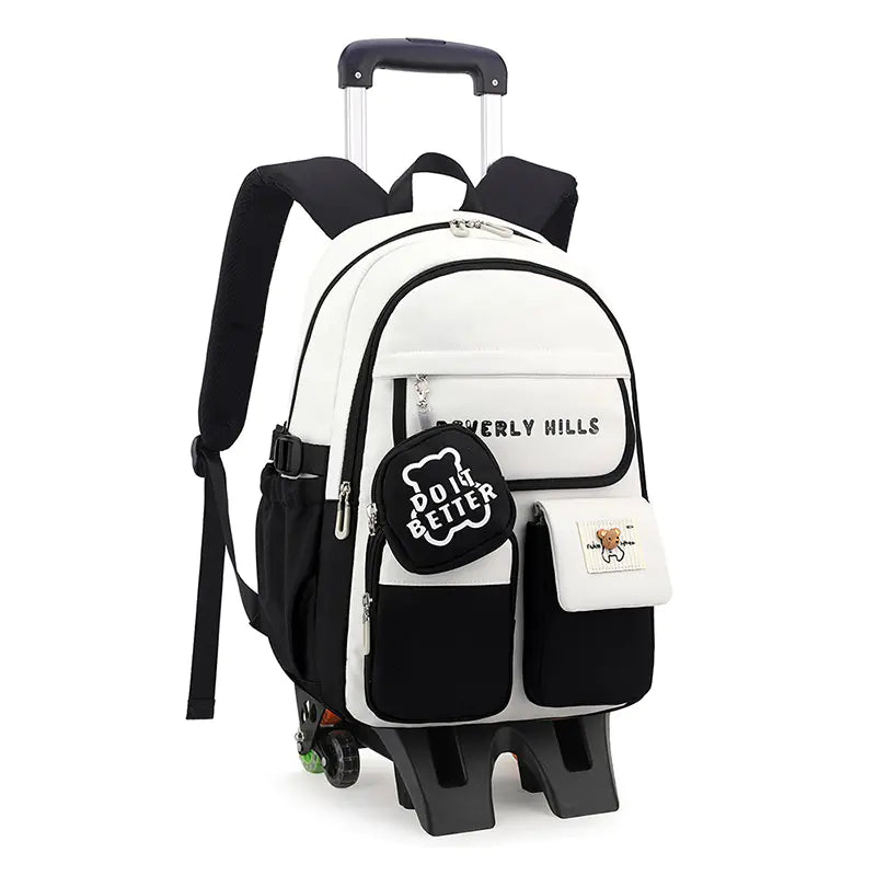Nature Fish Student Roller Backpack