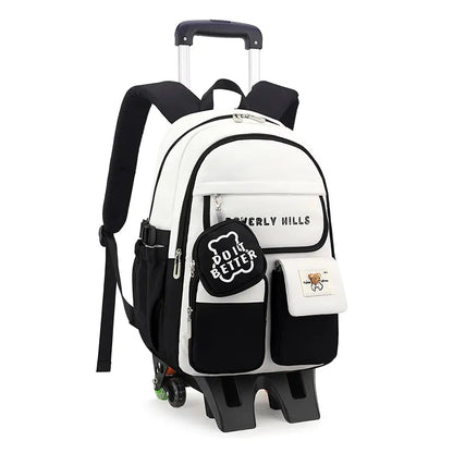 Nature Fish Student Roller Backpack