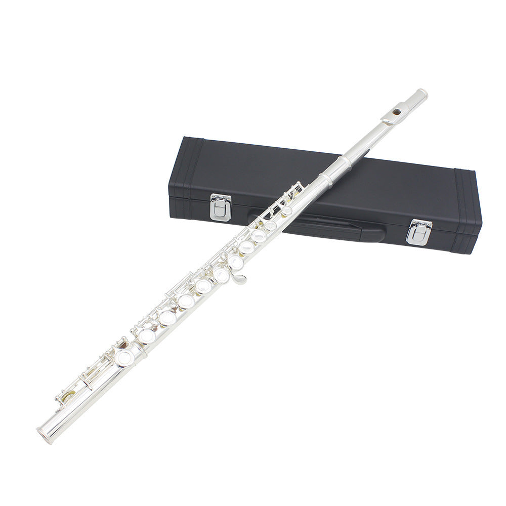 Flute 16 Holes Flute C Key White Copper Tube Body Leather Box Suitable For Beginners Grading Performance