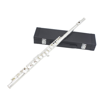 Flute 16 Holes Flute C Key White Copper Tube Body Leather Box Suitable For Beginners Grading Performance