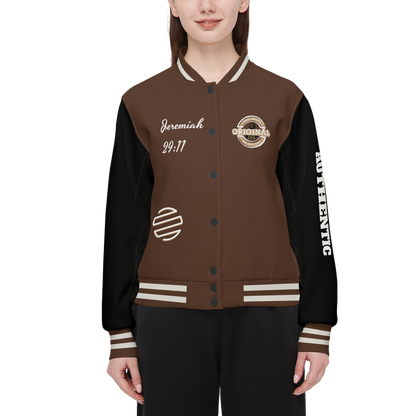 ORIGINAL ERA "ROOTS" Women's Double Layered Bomber Sports Jacket-Techno Scuba Knit