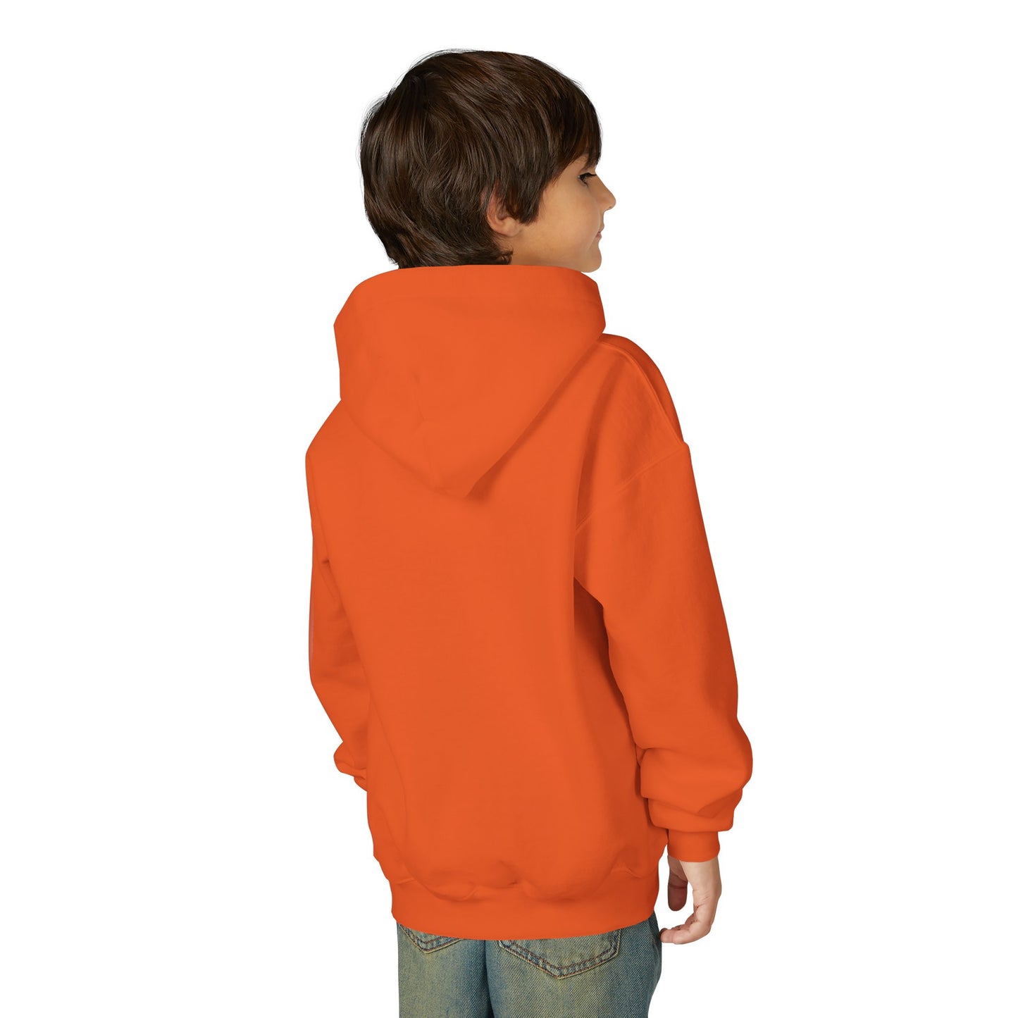 Youth Hoodie — Earth Floral Heart Graphic Kids Sweatshirt