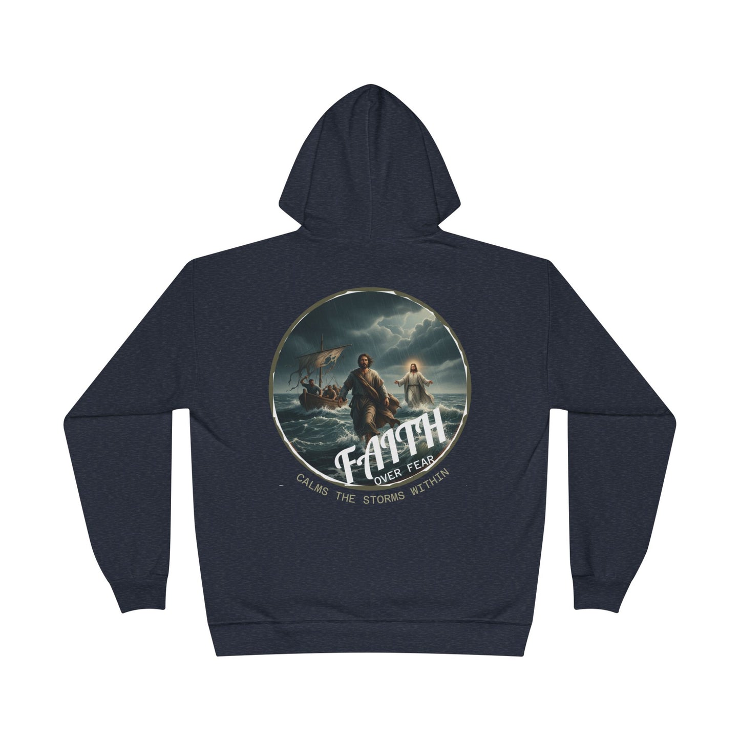 Faith Storm Graphic Hoodie — Inspirational Christian Pullover