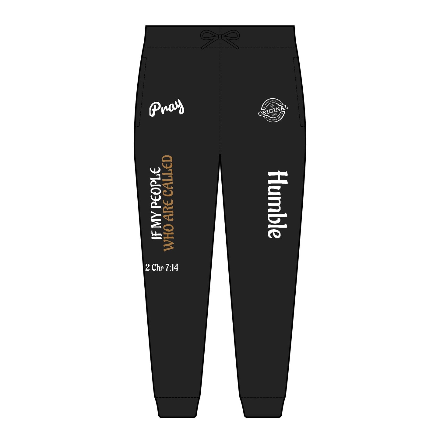 Humbly Chronicles 7:14 Embroidered Fleece Joggers