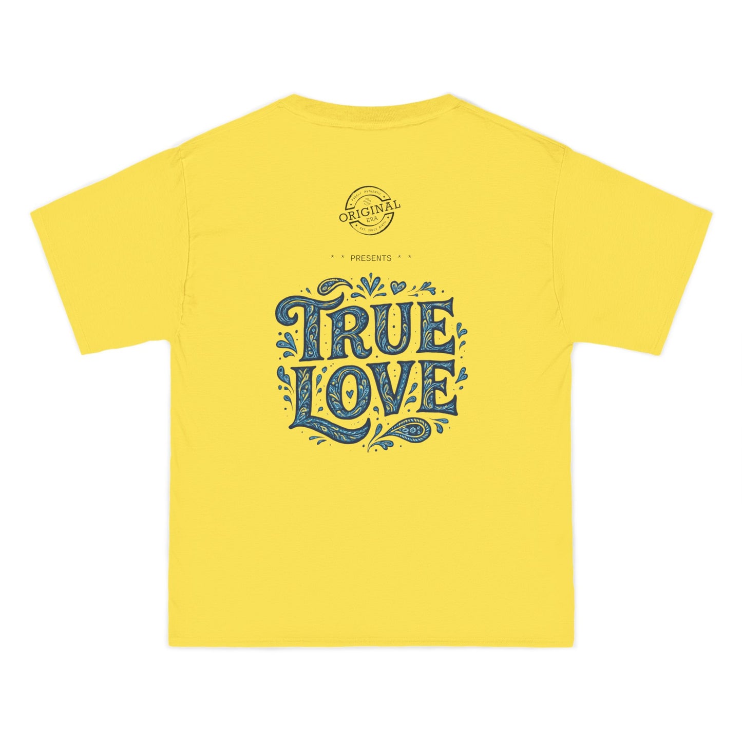 Soulful True Love Portrait T-Shirt — Romantic Couple Graphic Tee
