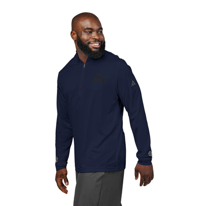 Embroidered Goose Flight Quarter-Zip Pullover