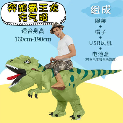 Inflatable Dinosaur Costume for Kids and Adults
