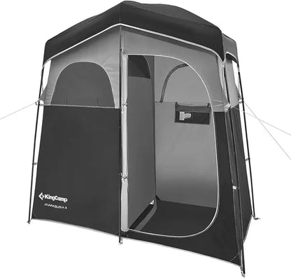 Oversized Portable Camping Shower Privacy Tent with Floor