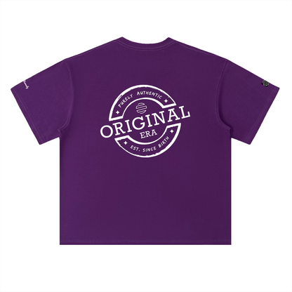 Retro Drive In Snack Bar Heavyweight Drop Shoulder Cotton T-Shirt