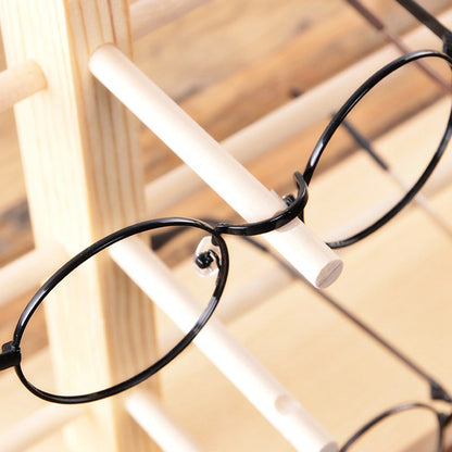 Wooden Multi-Layer Sunglasses Display Rack