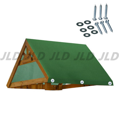 Outdoor Kids Playground Swing Set with Waterproof Canopy