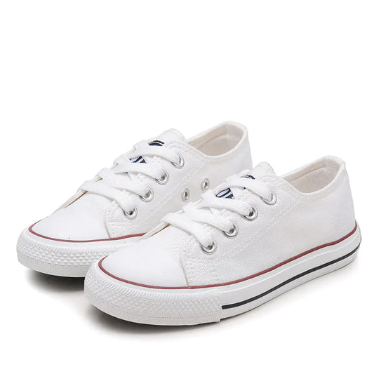 Lace-Up White Shoes for Kids