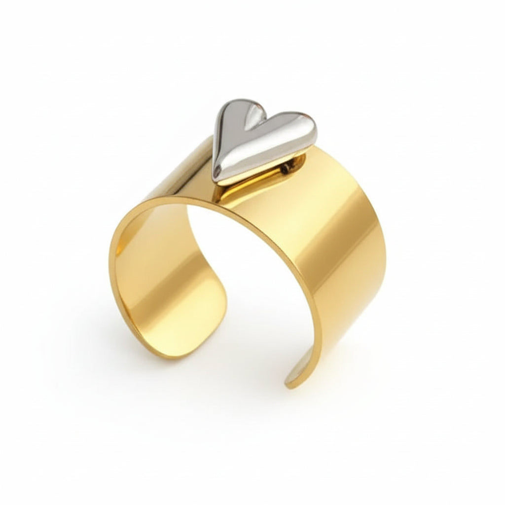 Retro Heart-shaped Ring