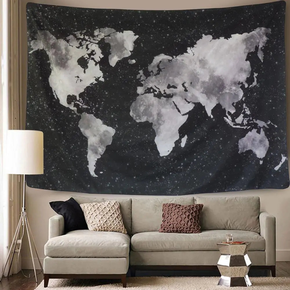 Nordic Mandala Tapestry Decor