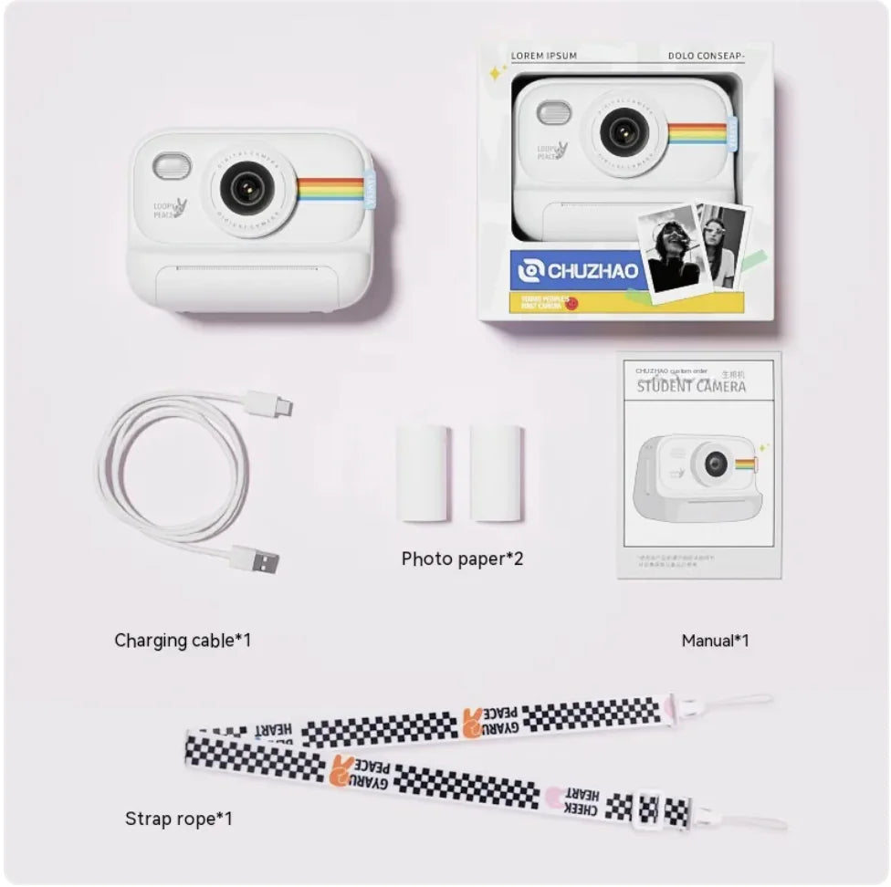 Kid's Printable Polaroid-Style Camera - Ideal Gift