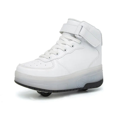 Kids' Trendy Light-Up Roller Sneakers