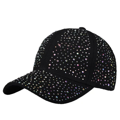 Women's Full Diamond Baseball Cap for Sun Protection