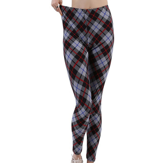 Women's Plaid Leggings Leggings