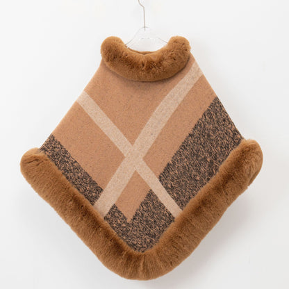 Women's Warm Knit Shawl Scarf for Autumn Winter