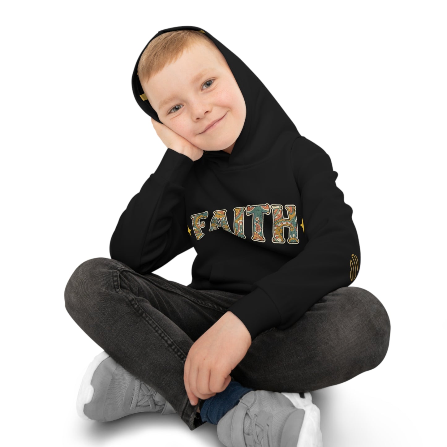 Faith Like Gold Children's Hoodie - Inspirational Kids Faith Sweatshirt