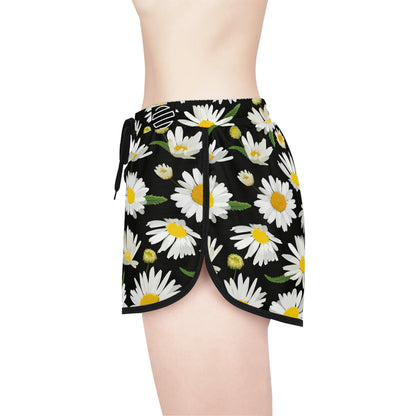 Daisy Relaxed Shorts — Women's Floral Lounge & Beach Shorts