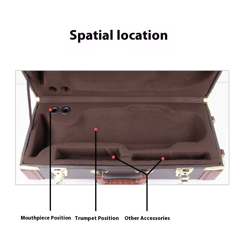 Universal B Flat Small Size Musical Instrument Suitcase