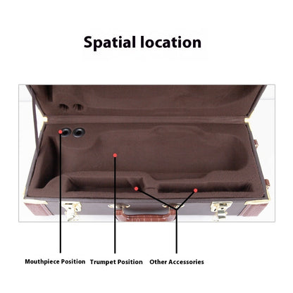Universal B Flat Small Size Musical Instrument Suitcase