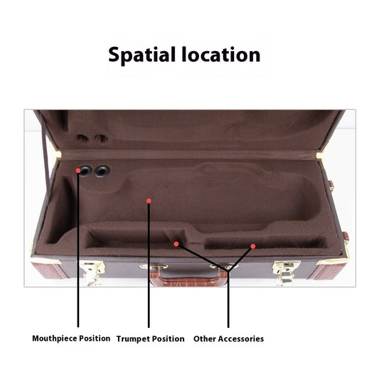 Universal B Flat Small Size Musical Instrument Suitcase