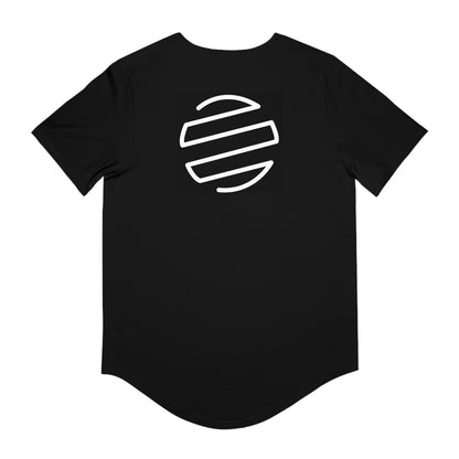 Integrity University Curved-Hem Tee — Modern Collegiate Men’s T‑Shirt