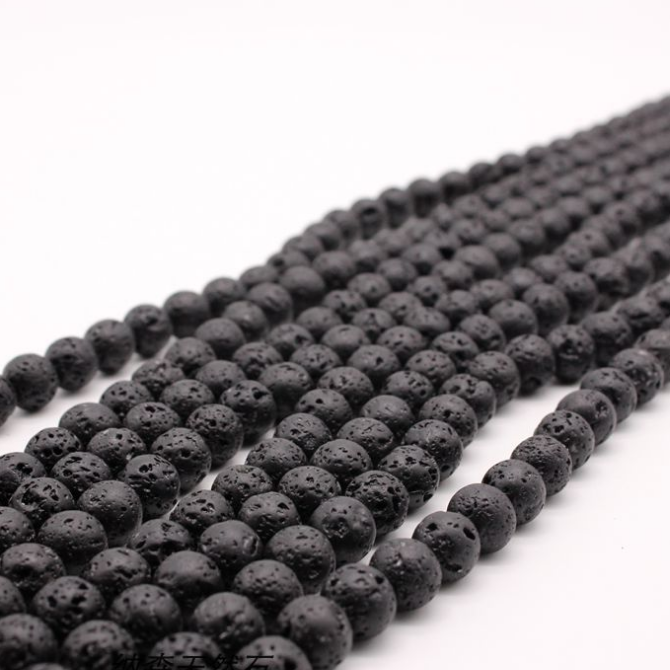 Volcanic Lava Bead Collection for Crafting
