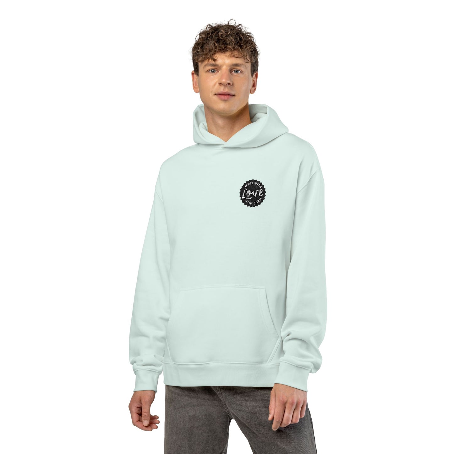 Made with Love Relaxed Hoodie — Cozy Casual Sweatshirt for Everyday Wear