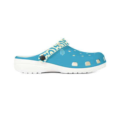 Blue EVA Foam Clogs — Lightweight Waterproof Garden & Beach Shoes