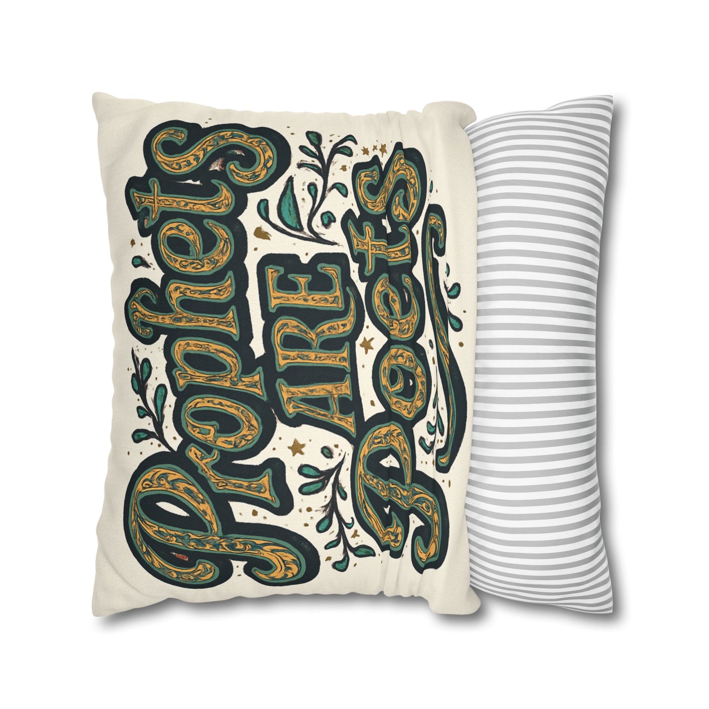 Prophets Are Poets Decorative Pillowcase — Inspirational Quote Throw Pillow