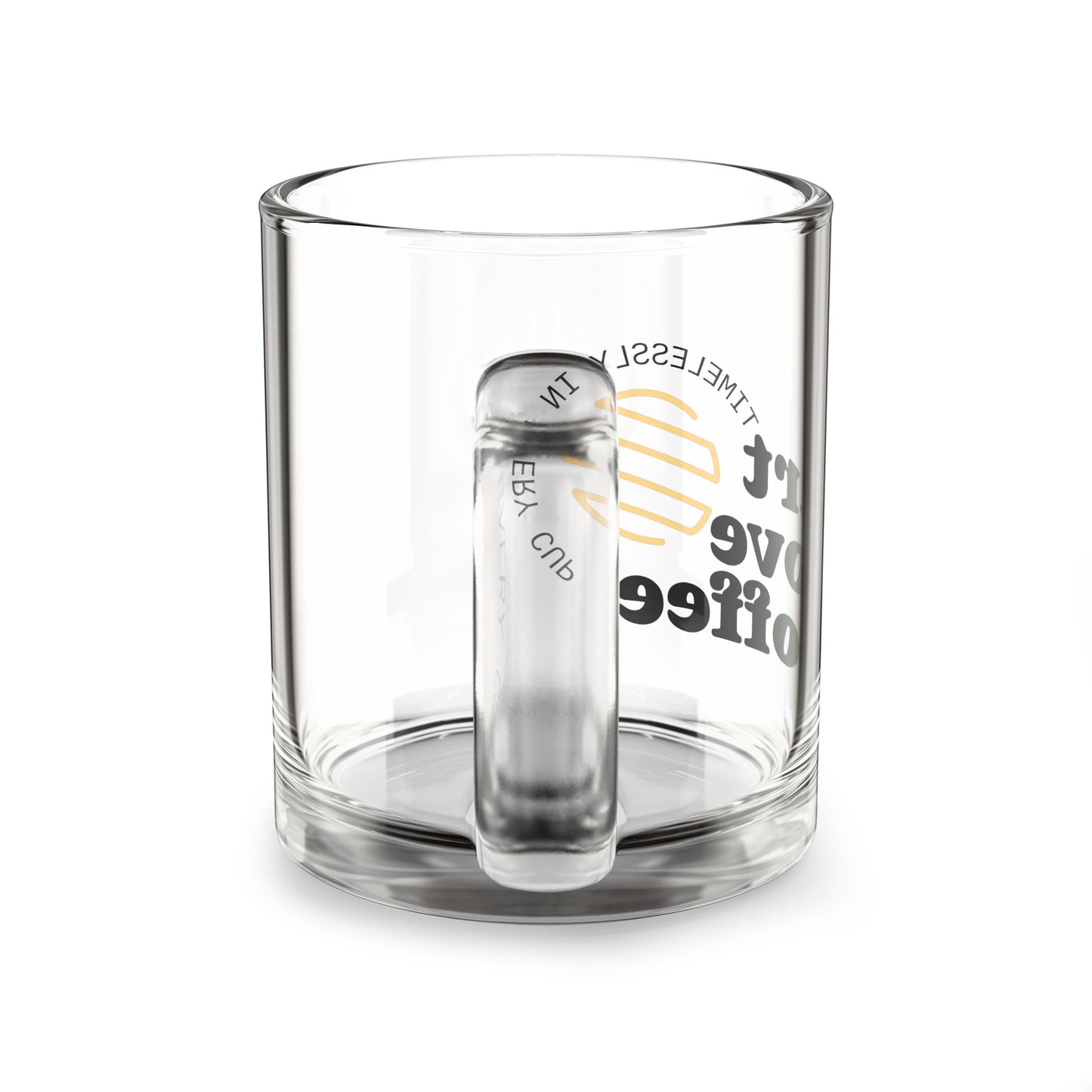 Glass Mug — Art Love Coffee 10oz Clear Coffee Mug