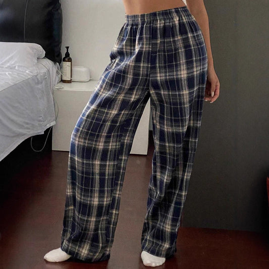 High Waist Straight Wide Leg Casual Pants