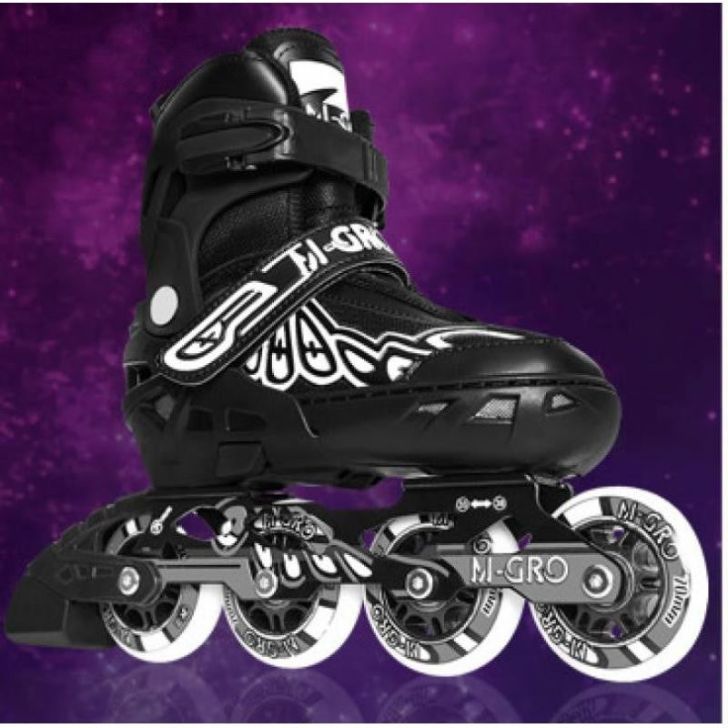 Children's Beginners Adjustable Flash Roller Skates