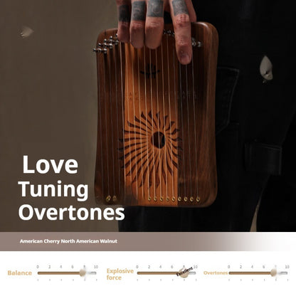 17 Strings Genuine Harp   - Finger Piano Simple And Easy To Learn