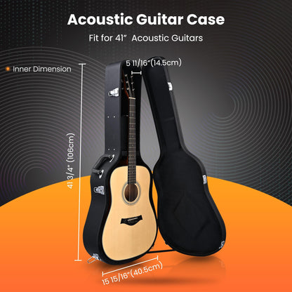 Durable Design, Versatile And Compatible With Multiple Guitars, Acoustic Guitar Hard Shell Case