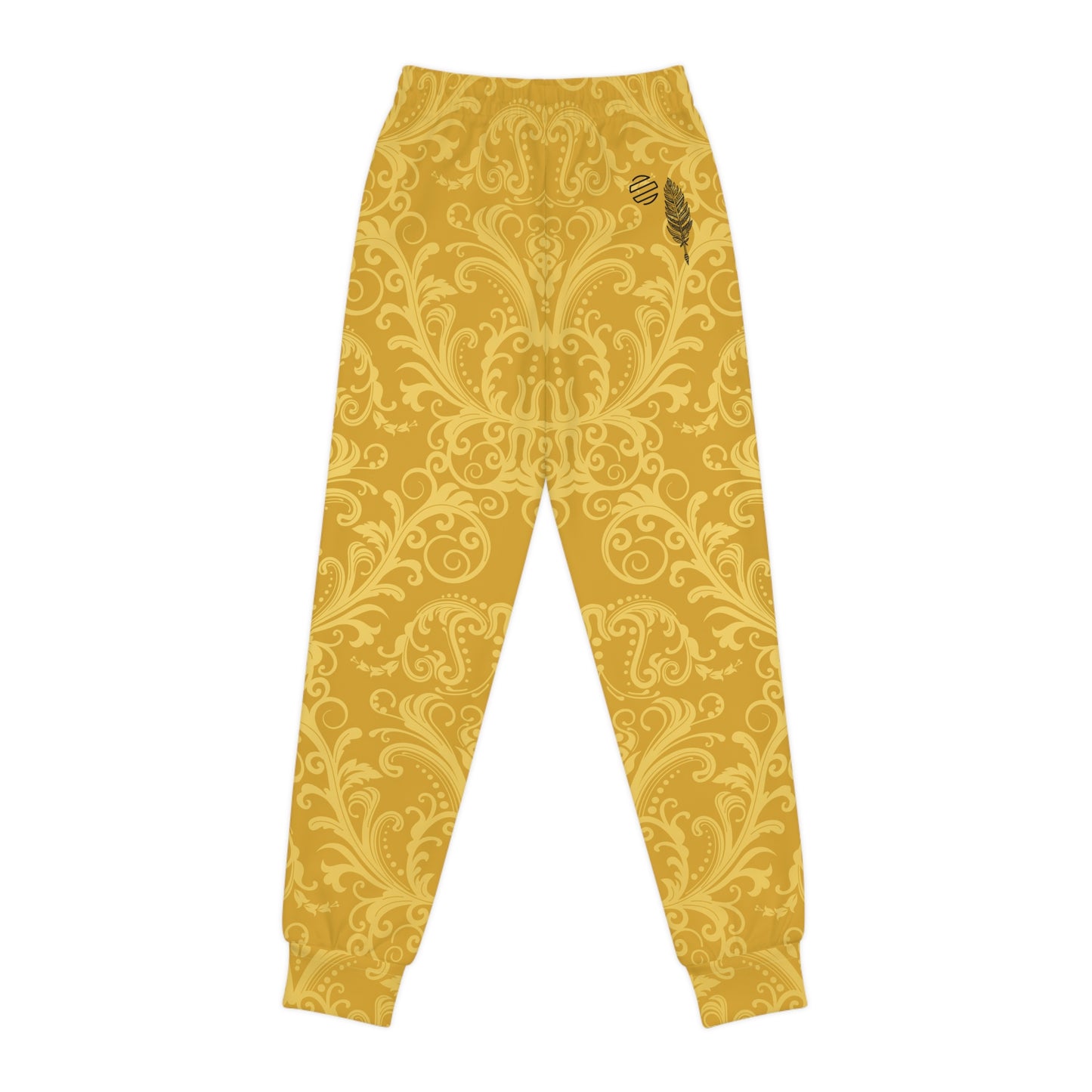 Youth Joggers — Golden Damask "HOPE"