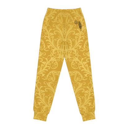 Youth Joggers — Golden Damask "HOPE"