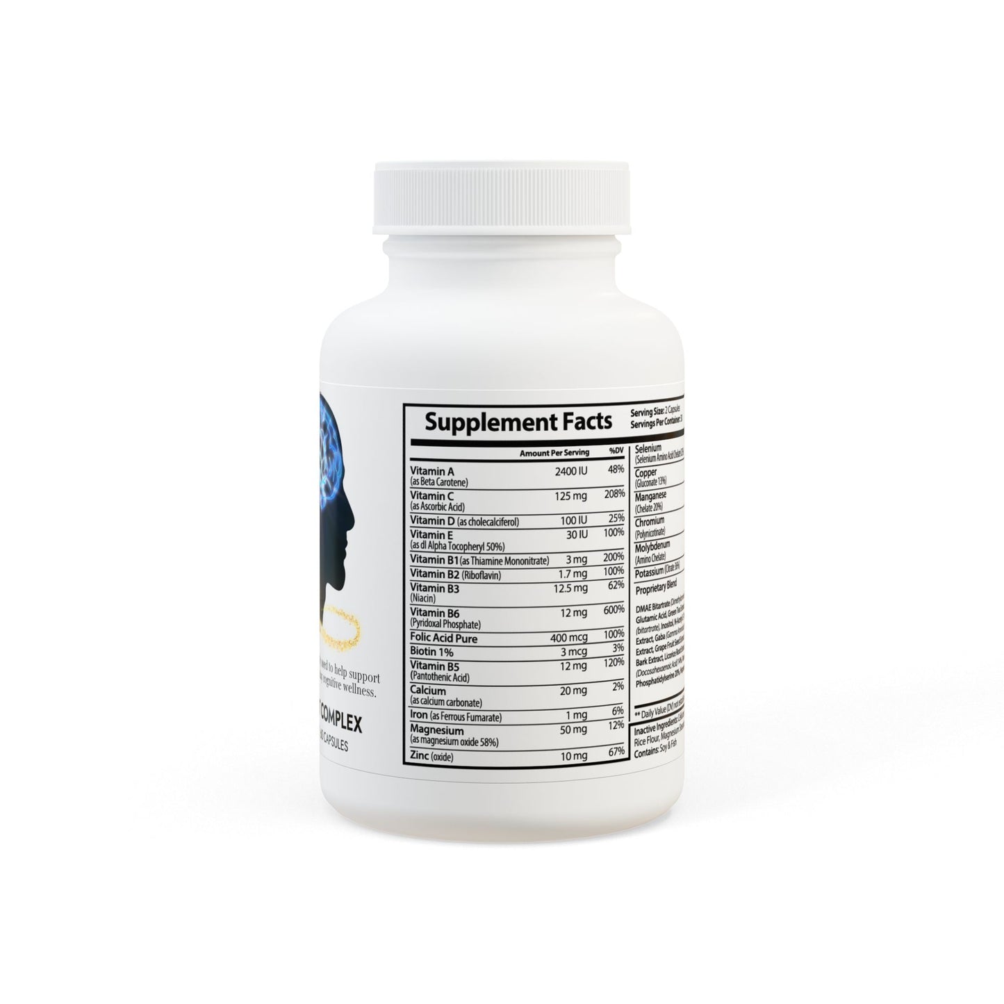 Supplement Capsules Brain Support Complex