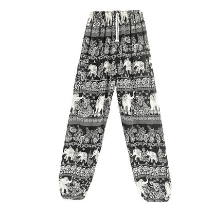 Women's Casual Laced Harem Pants