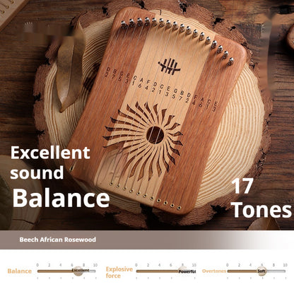 17 Strings Genuine Harp   - Finger Piano Simple And Easy To Learn