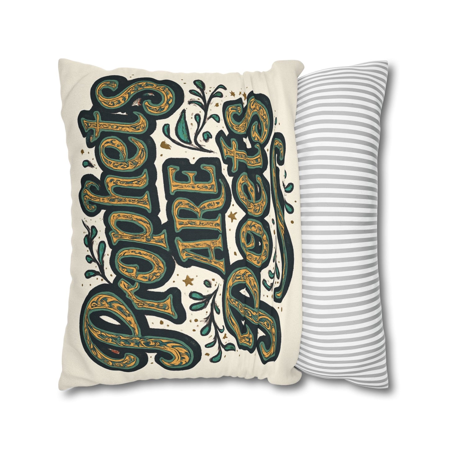 Prophets Are Poets Decorative Pillowcase — Inspirational Quote Throw Pillow