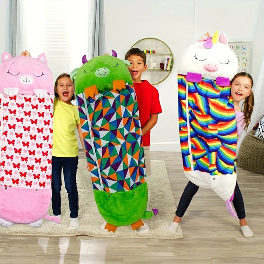 Soft Sleeping Bag for Kids & Toddlers with Roll-Up Design