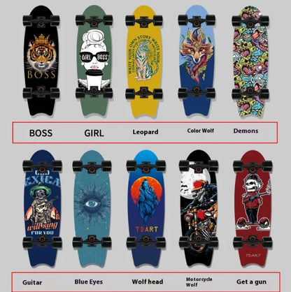 Wave Rider Fishtail Skateboard