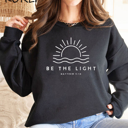 Women's Fleece-lined Crew Neck Sweater
