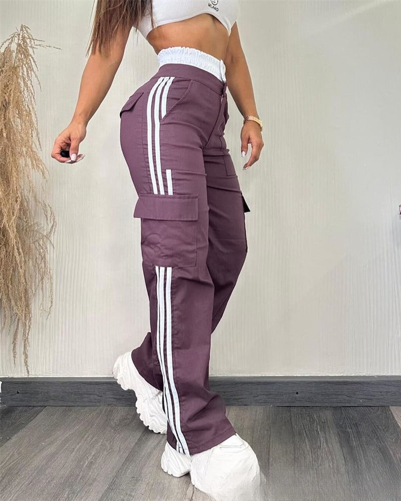 Leisure Sports Wide-leg Overalls