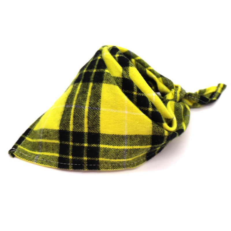 Scottish Plaid Large Baby Bib