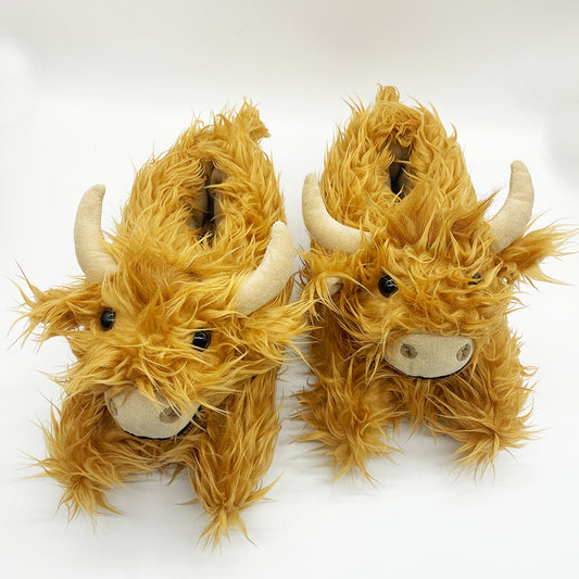 Scottish Yak Cotton Slippers for Men and Women